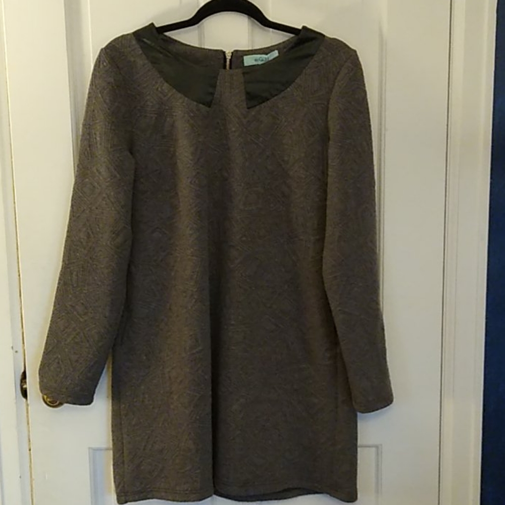 erGuo by Minty Grey Mini Dress Size Large